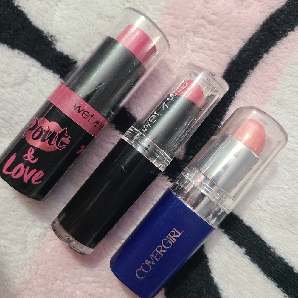 3pc Listick Bundle Covergirl and Wet n' Wild